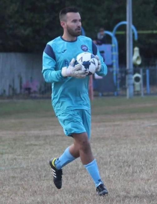 Dan settling in with his new club St Clears FC